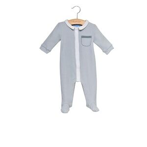 Briobebe Baby Boy Antonio Jumpsuit. SIZE: 6 Months Color: Glacier Gray - New